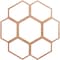 Ekena Millwork Florin Wood Fretwork Pierced Ceiling Medallion, Cherry, 40"OD x 14 1/8"ID x 3/8"T CMWP40X40X0375FOCH - alternate 1